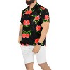 HAPPY BAY Men's Hawaiian Shirts Short Sleeve Button Down Shirt Floral Shirt Men Casual Holiday Summer Party Caribbean Shirts Funny - 2 of 4