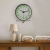 Clockswise 14" Decorative Glow in the Dark Quartz Wall Clock Battery Operated Classic Round Design Luminous Green Numbers & Hands Easy to Read Face - 4 of 4