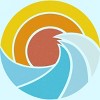 Men's Design By Humans Ocean Sunset By LuckyU T-Shirt - 2 of 3