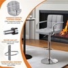 Yaheetech 2pcs Swivel Adjustable Bar Stools with Large Steel Pedestal Base for Bar Counter - 4 of 4