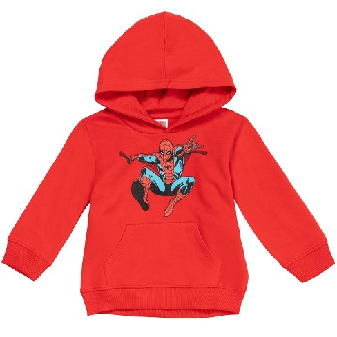 Red best sale hoody boys