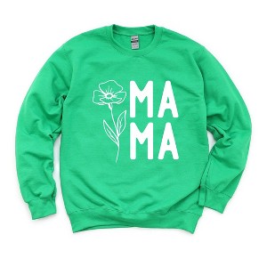 Simply Sage Market Women's Graphic Sweatshirt Mama Flower - 1 of 3