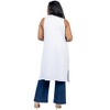Plus Long Sleeveless Cardigan Vest - 24seven Comfort Apparel™ - 3 of 3