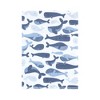 Hudson Baby Infant Boys Cotton Flannel Burp Cloths 12pk, Cute Whales, One Size - 3 of 4