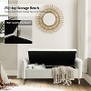 Christoph Modern Upholstered Flip Top Storage Bench with Two Pillows for Foot of Bed|ARTFUL LIVING DESIGN - 4 of 4