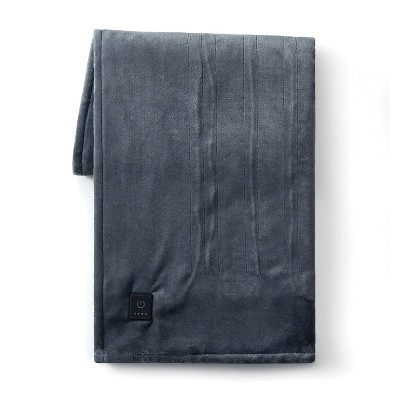 Brookstone Heated Plush Throw