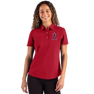 Los Angeles Angels Cutter & Buck Advantage Refresh Epic Confidence Recycled Womens Tri-Blend Pique Polo - Cardinal Red - Medium - 1 of 1