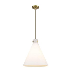 Newton Cone - 1 Light Pendant In Industrial Style-20.13 Inches Tall and 18 Inches Wide - 1 of 1