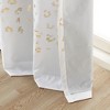 Grommet Top Metallic Animal Printed Total Blackout Curtain(Only 1 Pc Panel) - 3 of 4