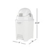 Foundations Mini Hands-Free Diaper Pail - Durable & Odorless Diaper Disposal, Holds up to 30 Newborn Diapers, Refill with Any Bags - 2 of 4