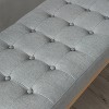 Vynxaria Mid-Century Modern Ottoman: Stylish Versatility for Every Room - 4 of 4