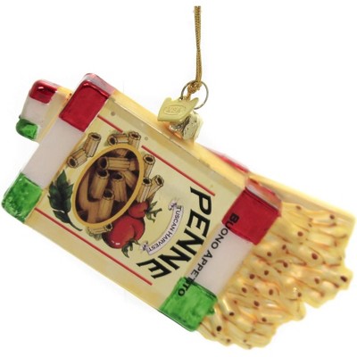Kurt Adler Noble Gems Glass Ornament, Pasta Boxes