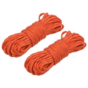 Unique Bargains 7 Strand Cord Nylon Reflective Guy Rope for Outdoor Camping 2 Pcs - 1 of 3