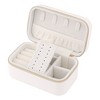 REGALWOVEN Faux Leather Mini Modern Earring and Ring Jewelry Box - 3 of 4