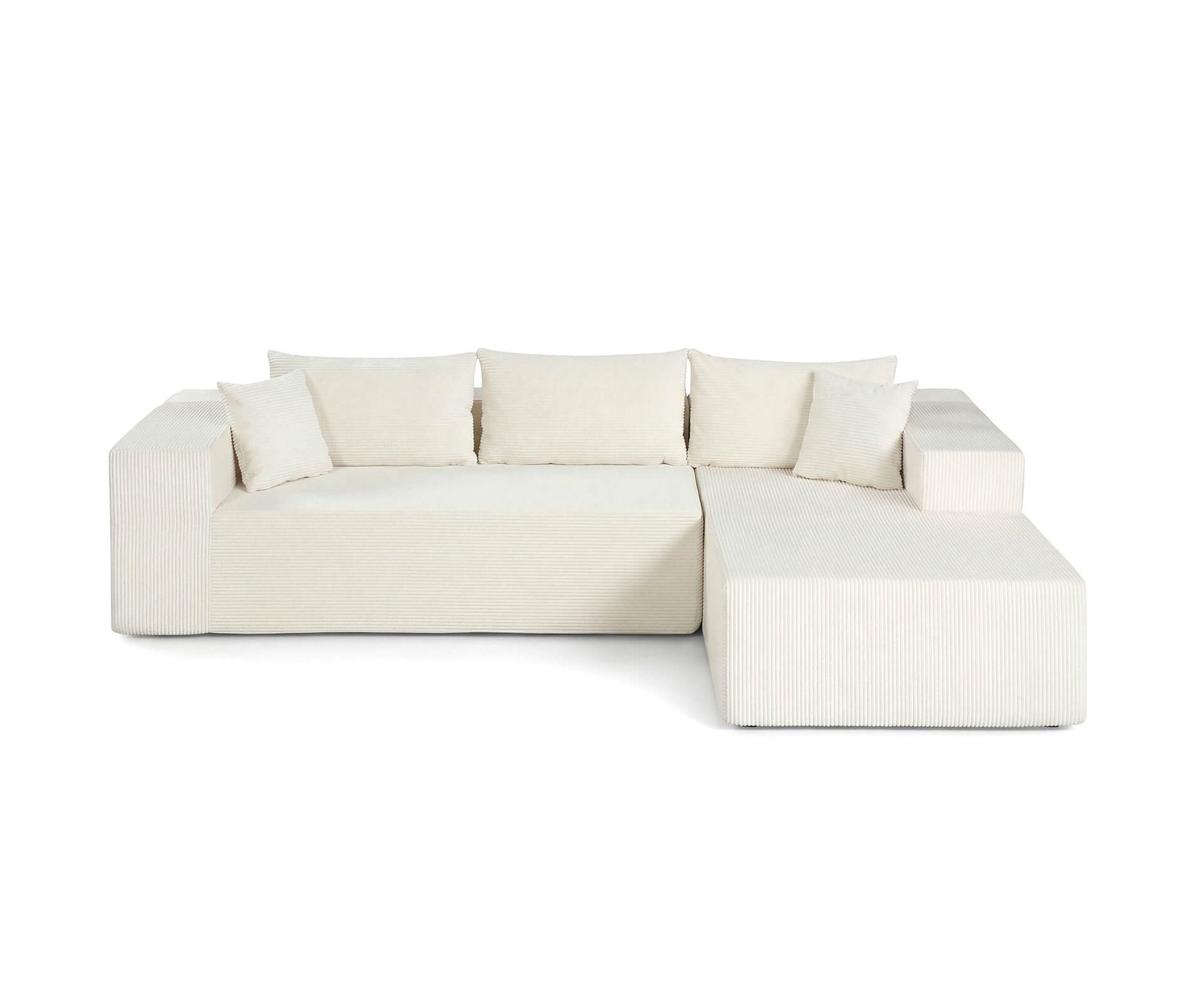 Costway 110.5” Modular Sectional Sofa with Deep Seats & Comfy Backrests, Comfy Armrests Beige/Gray/Green/Black