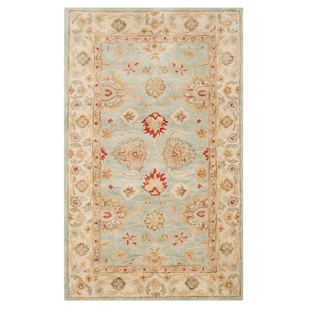 3'x5' Georgeta Tufted Accent Rug Beige/Blue - Safavieh