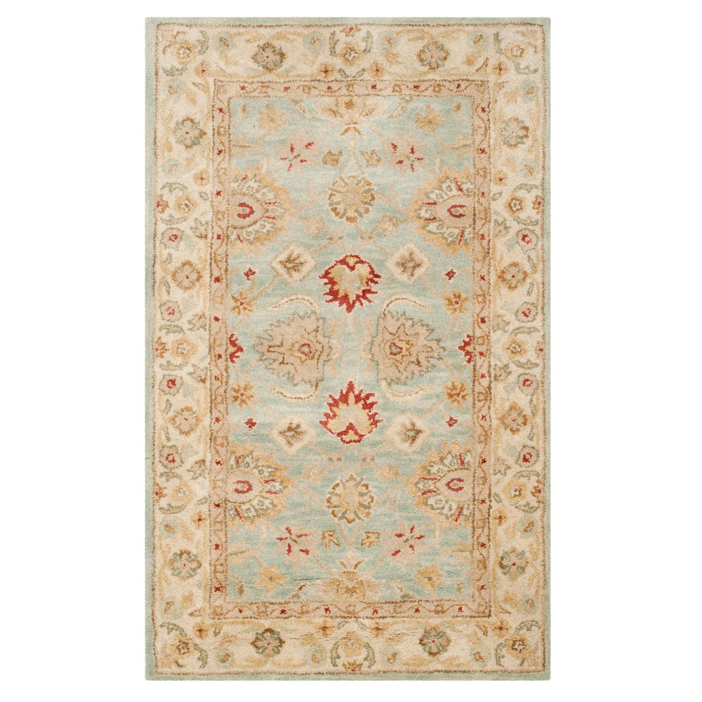 4'x6' Georgeta Tufted Area Rug Beige/Blue - Safavieh