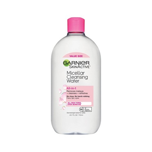 SkinActive Micellar Cleansing Water & Makeup Remover with Rose Water For  Normal to Dry Skin