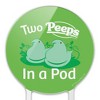 Two Peeps In A Pod Acrylic Cake Topper - 3 of 4