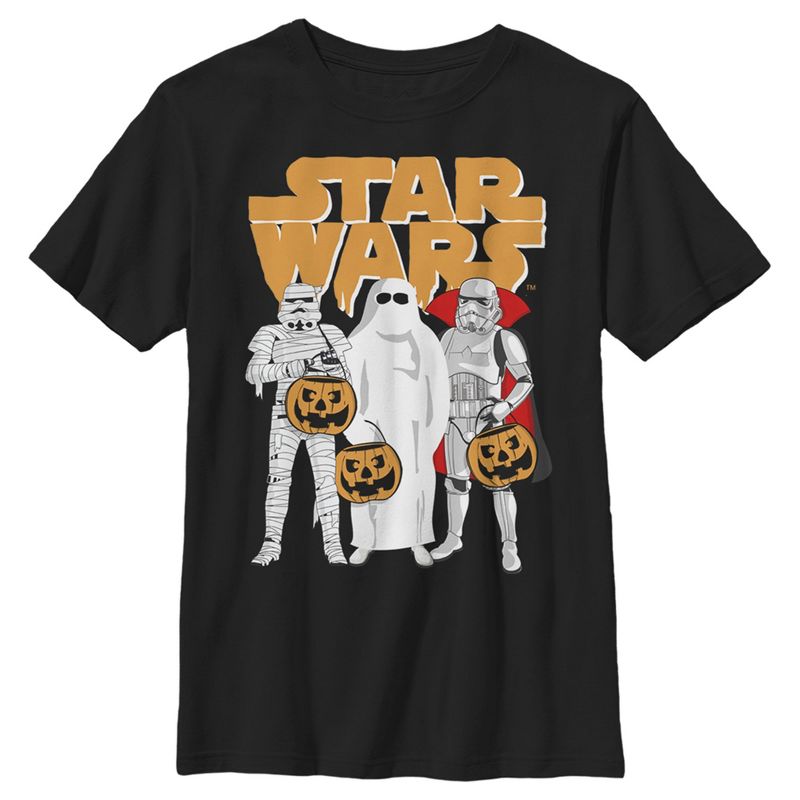 Boy's Star Wars Stormtrooper Halloween Costumes T-Shirt, 1 of 6