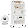 SUGIFT Baker Racks 5-Tier Storage Cabinet with 4 Flip-Up Doors - 3 of 4