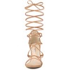 Allegra K Women's Strappy Straps Lace Up Stiletto Heel Sandals - 2 of 4