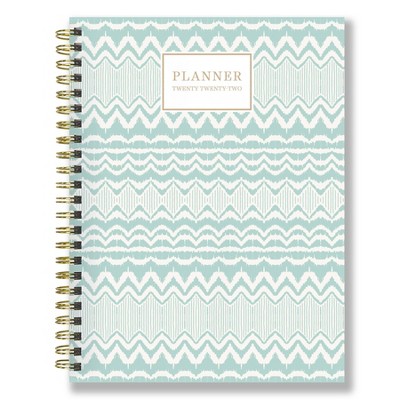 2022 Planner Weekly/Monthly Tiffany Blue Medium - The Time Factory