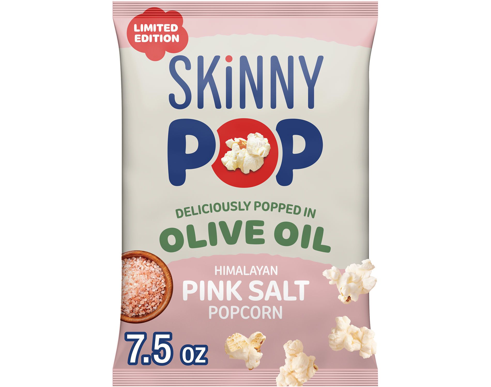 SkinnyPop Himalayan Pink Salt Olive Oil Popcorn - 7.5oz