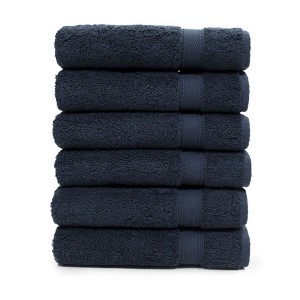 Linum Home Textiles 100% Turkish Cotton Sinemis Terry Hand Towels (Set of 6) - 1 of 2