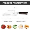 imarku Chef Knife 7 Inch Kitchen Knife Ultra Sharp Santoku Knife - 7Cr17Mov Japanese Chefs Knife, Kitchen Gadgets, Best Gifts for Holiday - 2 of 4