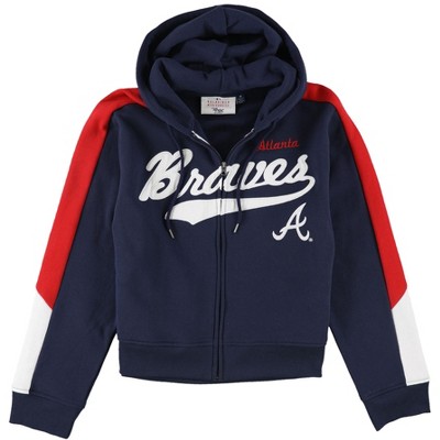 G-III Sports Womens Atlanta Braves Hoodie Sweatshirt