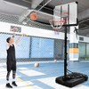 BestParts 6.6FT-10FT Adjustable Basketball Hoop with LED Lights & Waterproof Design - 2 of 4