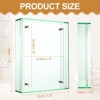 Unique Bargains Acrylic Wall Tabletop Display Floating Single Image Frame - 2 of 4