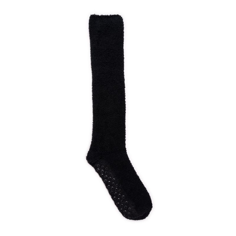 MUK LUKS Mens Micro Chenille Knee High Socks, 2 of 3