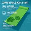 California Sun Luxury Vinyl-Dipped Pool Float with Built-in Pillow – Soft Closed-Cell Foam Lounger for Adults, Unsinkable Water Mat - 3 of 4