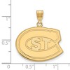 Black Bow Jewelry 10k Yellow Gold St. Cloud State Huskies NCAA Large Pendant - 2 of 3