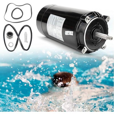 Black Stainless Steel 1.5 HP Pool Pump Motor