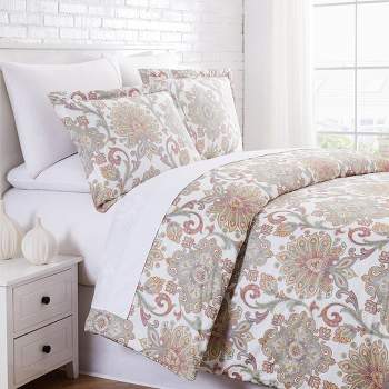 Southshore Fine Living Serenity 300 Thread-Count 100% Cotton Sateen Duvet Cover Set with Shams