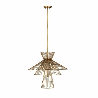 Z-Lite Alito 6 - Light Chandelier in  Rubbed Brass