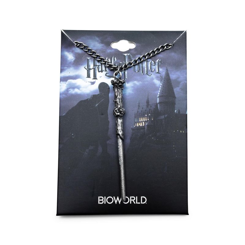 Bioworld Harry Potter Wand Pendant Chain Necklace, 2 of 7