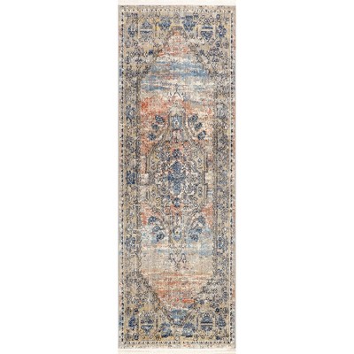 Nuloom Marley Traditional Medallion Fringe Indoor Area Rug