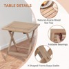 MyDepot Patio Furniture Set 3 Piece Acacia Wood Bistro Table and Chairs Set - 4 of 4