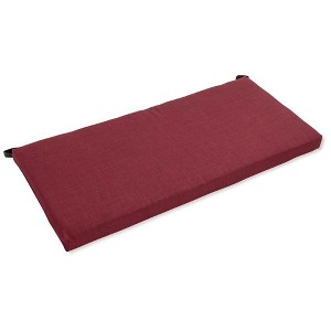 Blazing Needles, 42-inch by 19-inch Solid Outdoor Spun Polyester Loveseat Cushion - 1 of 1