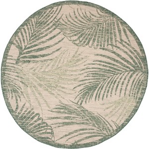 Courtyard CY7557 UV & Stain Resistant Non-Shedding Power Loomed Indoor/Outdoor Rugs - Safavieh - 1 of 4