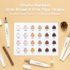 Ohuhu Alcohol Markers Skin Tone Marker Slim Broad and Fine Double Tipped Alcohol-based Marker Set, 24 Portrait Colors Kaala Markers Refillable - 4 of 4