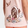 Girls' Disney Bambi Short Sleeve Graphic T-Shirt - Pink - 2 of 3