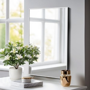 Wooakway Metal Bathroom Vanity Mirror Modern Accent Mirror Decorative Wall Mirror for Living Room Bedroom Entryway - 1 of 4