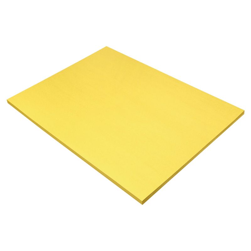 Prang Medium Weight Construction Paper, 18 x 24 Inches, Yellow, 50 Sheets, 1 of 6