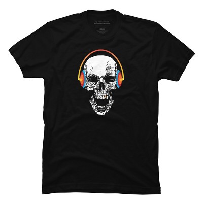 Men's Design By Humans Music Lover By VectorVillain T-Shirt