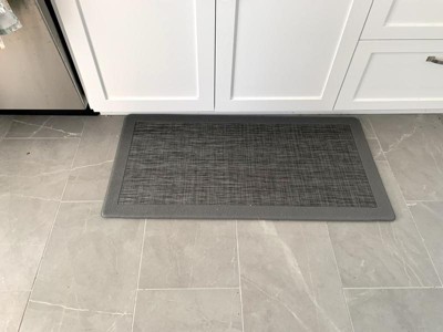 J&V Textiles 20 x 39 Hillside Oversized Anti-Fatigue Kitchen Mat Gray / 2-Pack